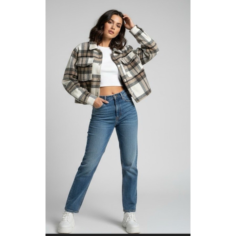 Women's checkered jacket For the Republic size medium